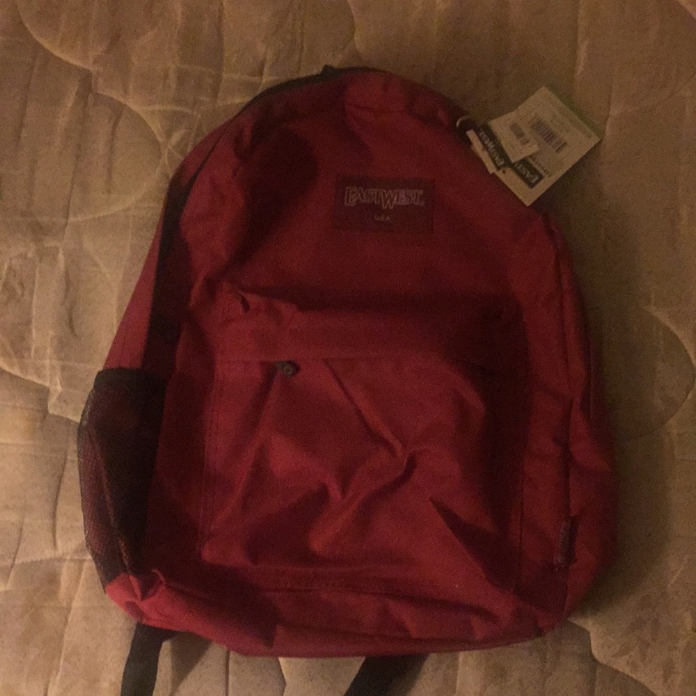 East West Backpack Burgundy